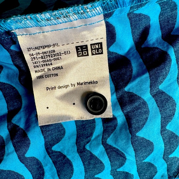 Marimekko x Uniqlo Cotton A-Line Shift Dress - Picture 5 of 5